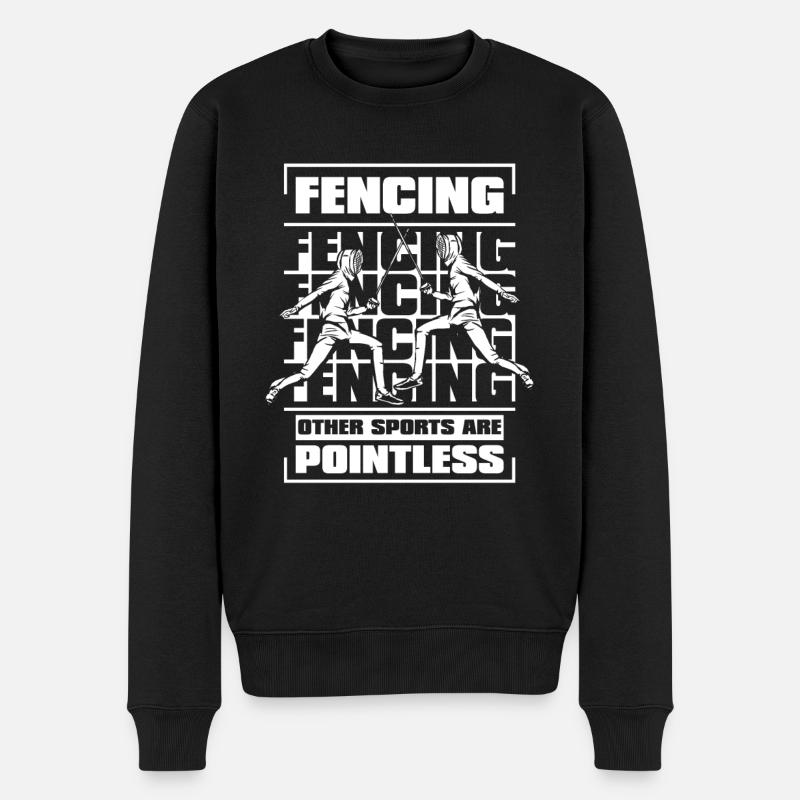Escrimeurs d’escrime - Pull Premium bio Homme - noir