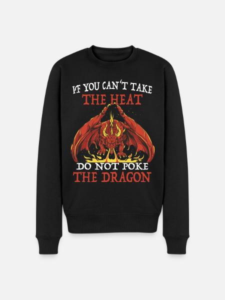 Dragon Mystical Dragon Fantasy - Men's Premium Organic Jumper - black