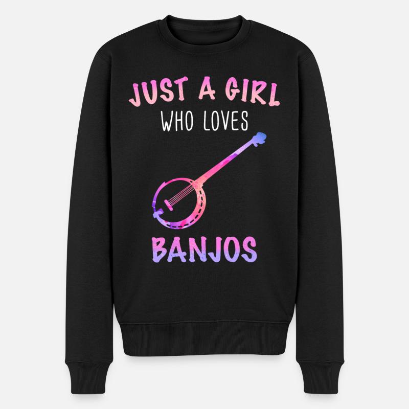 Banjo Instrument - Pull Premium bio Homme - noir