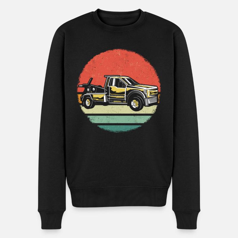 Tour de dépanneuse - Pull Premium bio Homme - noir