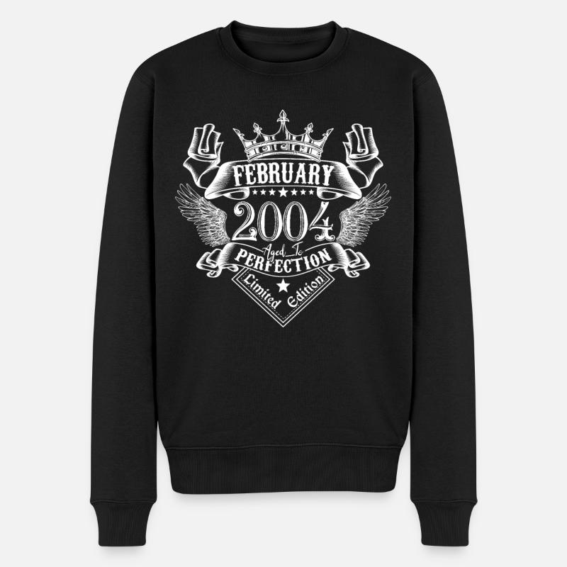Février 2004 | Février 2004 anniversaire 2004 - Pull Premium bio Homme - noir
