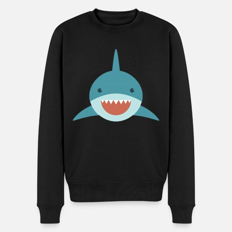 Mignon requin - Pull Premium bio Homme - noir