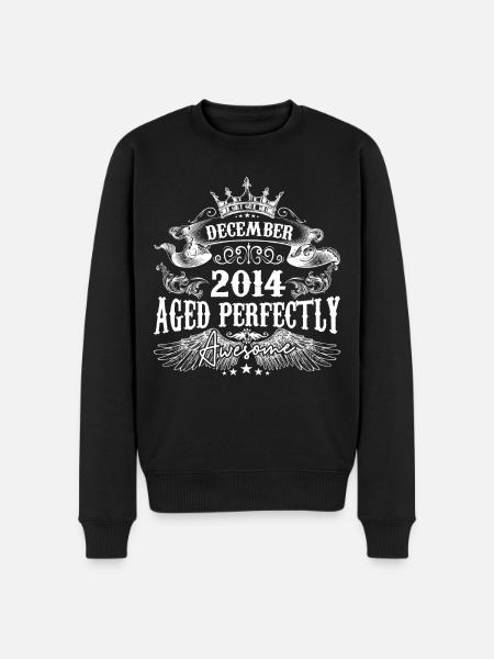 December 2014 Anniversary 2014 December - Men's Premium Organic Jumper - black