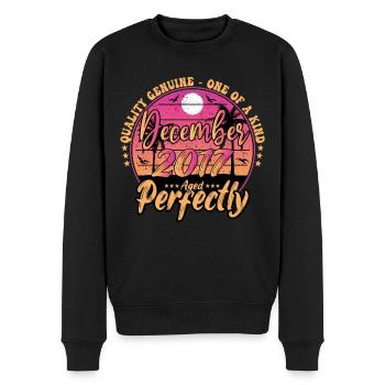 December 2017 Anniversary 2017 December 2017 - Men's Premium Organic Jumper - black - Front - Nico (187cm)