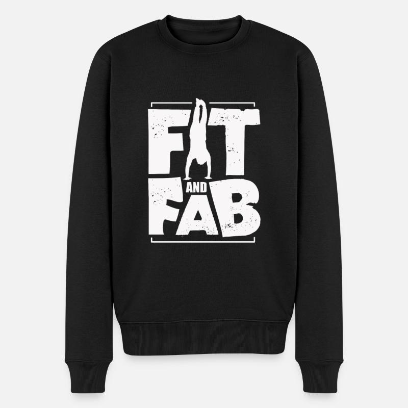 Calisthenics Sport - Männer Premium Bio Pullover - Schwarz