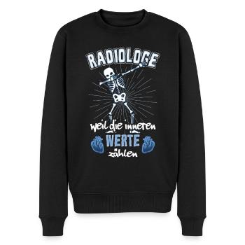 Radiologe Radiologie - Männer Premium Bio Pullover - Schwarz - Vorne - Nico (187cm)