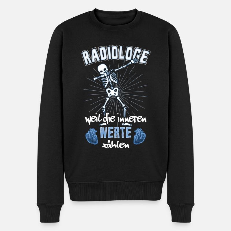 Radiologe Radiologie - Männer Premium Bio Pullover - Schwarz