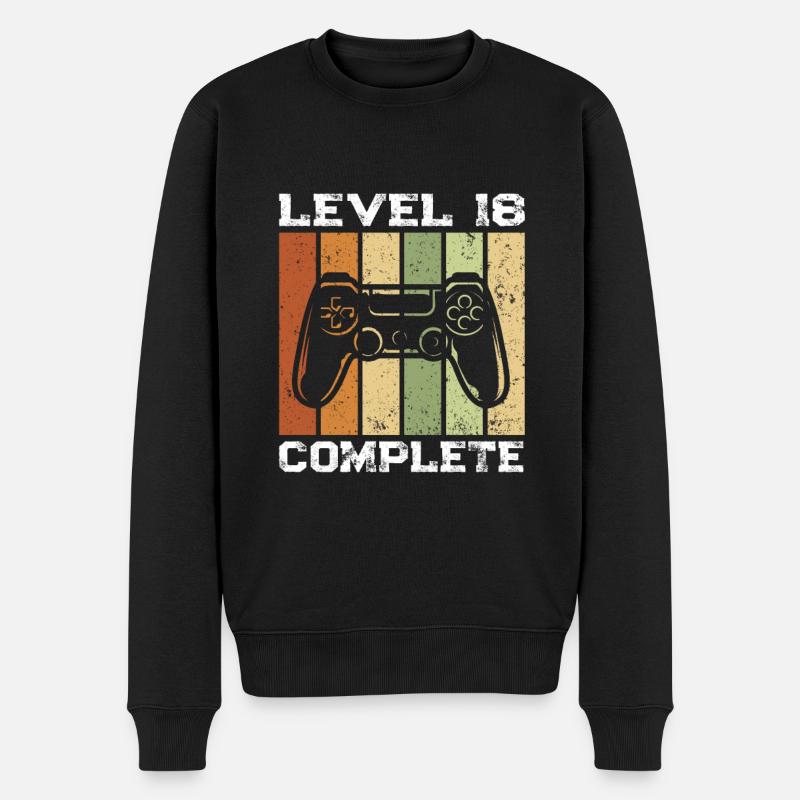 Niveau 18 complete - Pull Premium bio Homme - noir