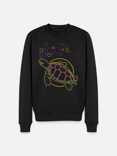 Tortue - Pull Premium bio Homme - noir