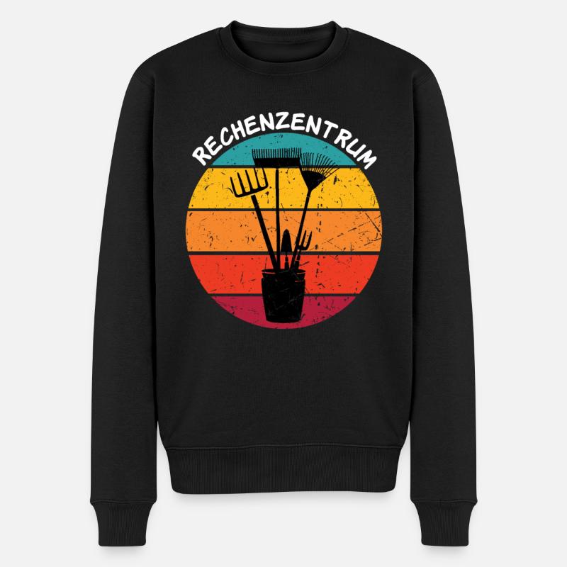Garten Rechenzentrum Hobbygärtner - Männer Premium Bio Pullover - Schwarz