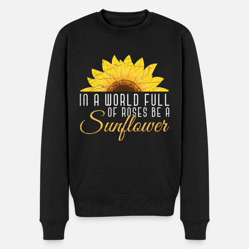 Tournesol - Pull Premium bio Homme - noir