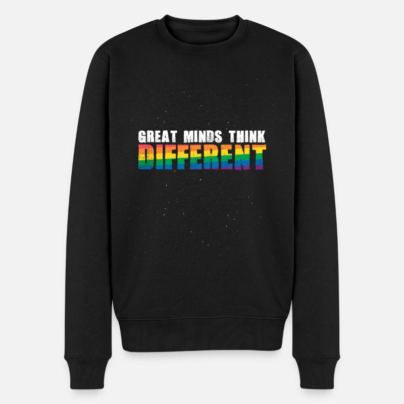 Great minds think different - Pull Premium bio Homme - noir