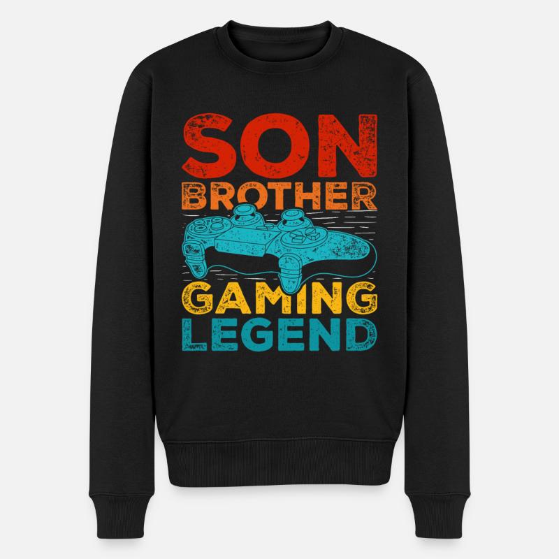 Jeux - Pull Premium bio Homme - noir