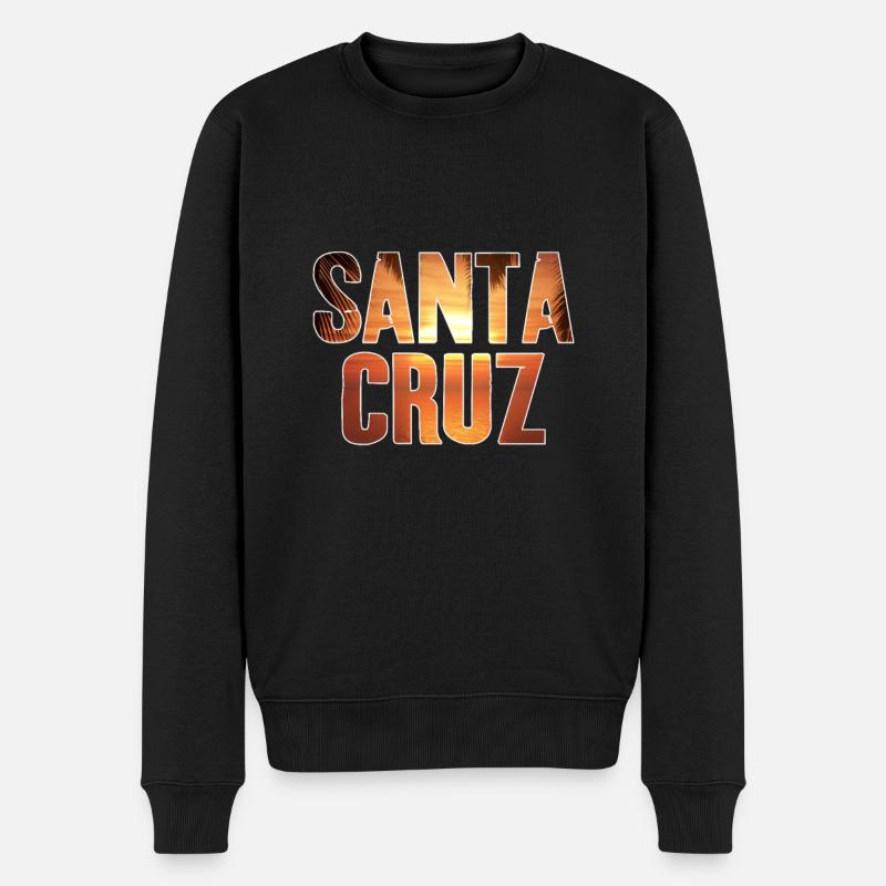 Santa Cruz - Männer Premium Bio Pullover - Schwarz
