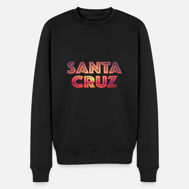 Santa Cruz - Männer Premium Bio Pullover - Schwarz