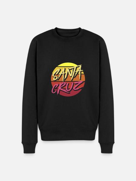 Santa Cruz - Männer Premium Bio Pullover - Schwarz