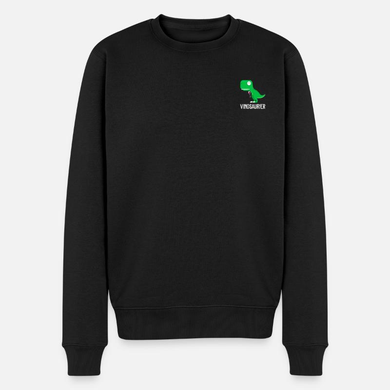 Vinosaure - Pull Premium bio Homme - noir