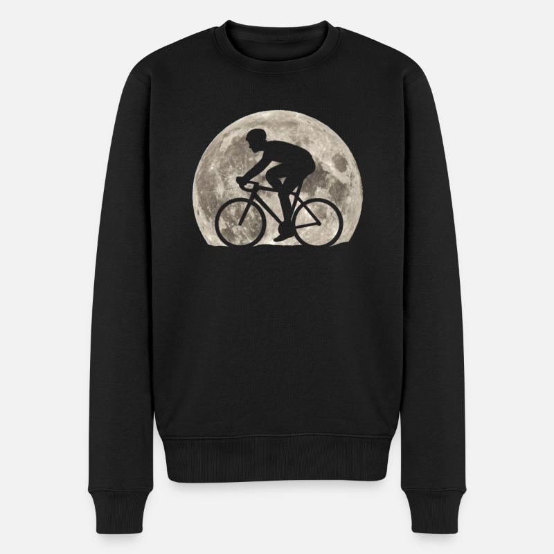 Vélo de course Lune - Pull Premium bio Homme - noir
