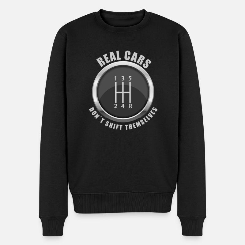 Real Cars don’t shift themselves pour tuner - Pull Premium bio Homme - noir