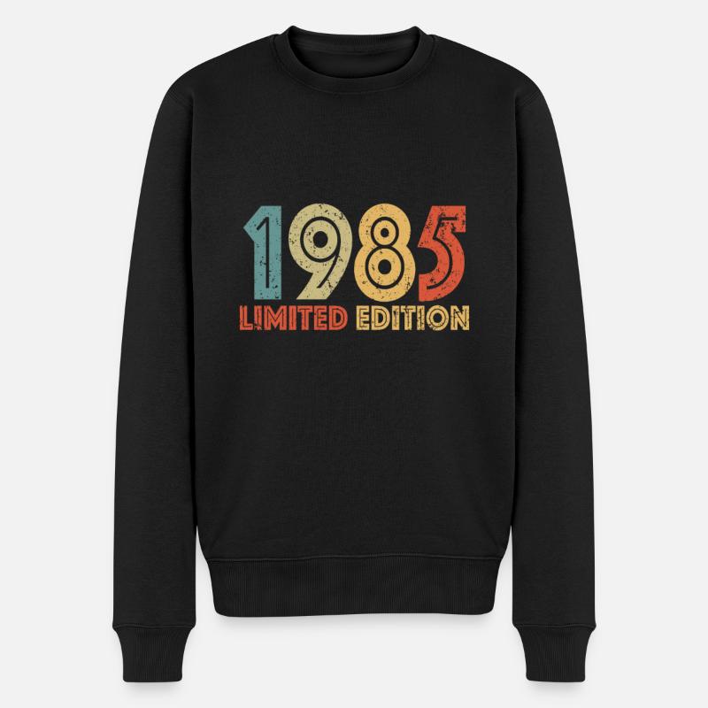 Édition limitée 1985 - Pull Premium bio Homme - noir