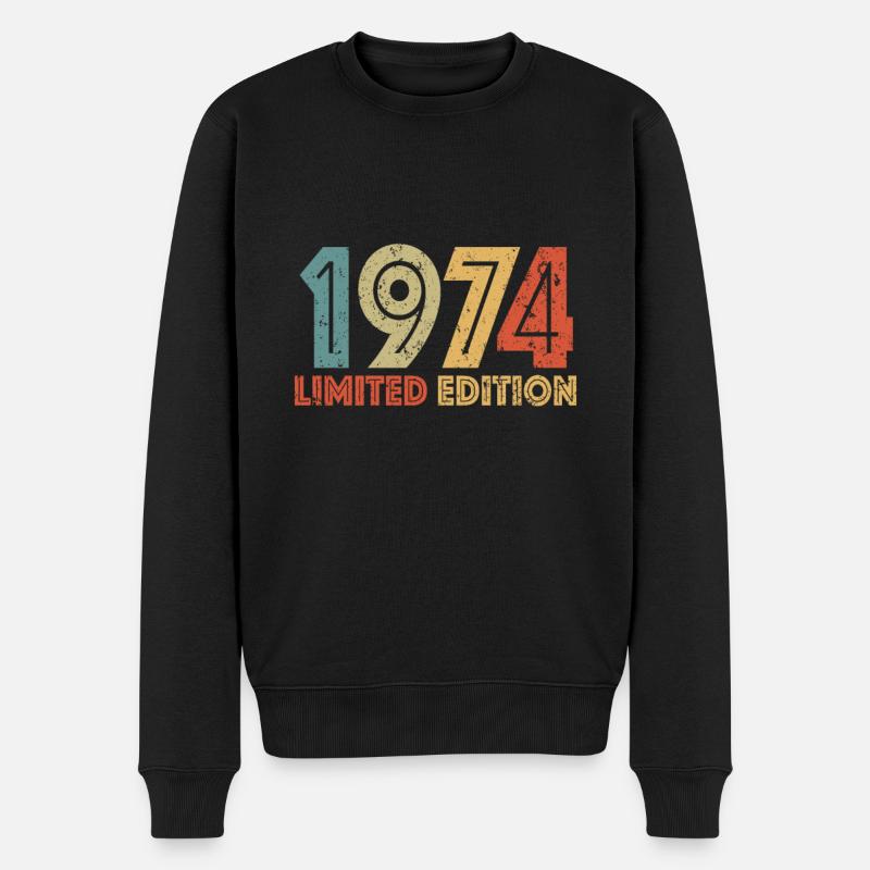 Limited Edition 1974 - Pull Premium bio Homme - noir