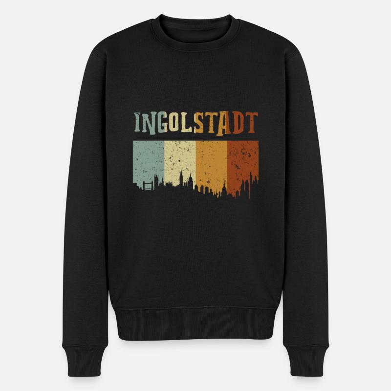 Ingolstadt - Männer Premium Bio Pullover - Schwarz