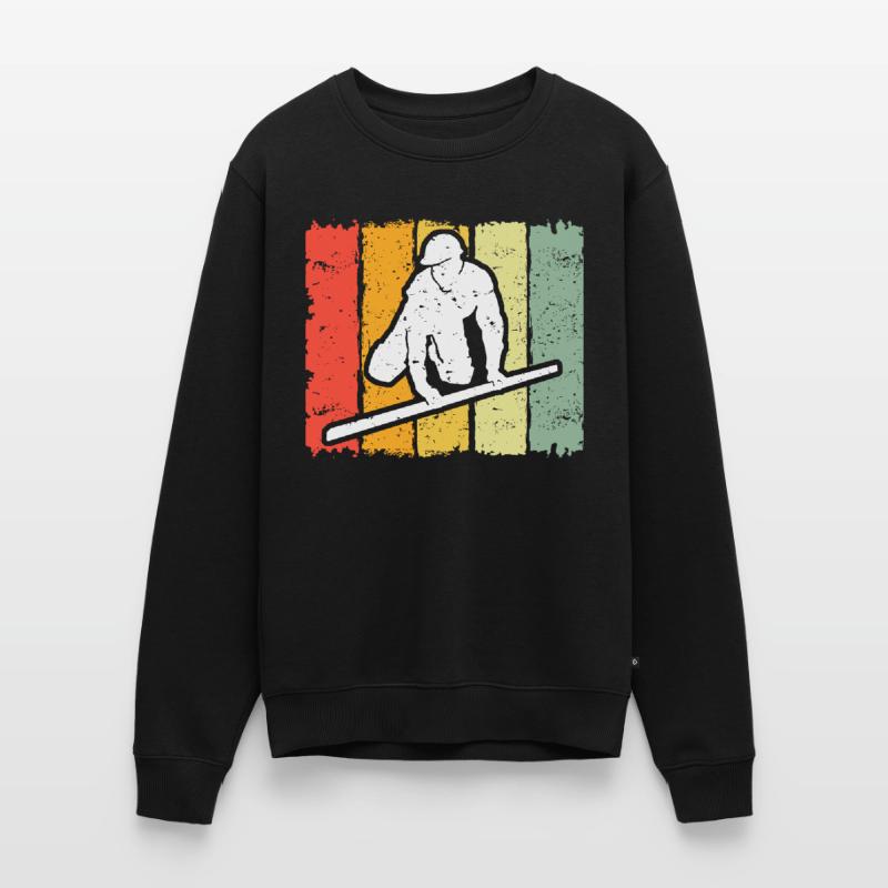 Screed layer Occupation Floor layer Construction worker Screed Men's Premium Organic Jumper