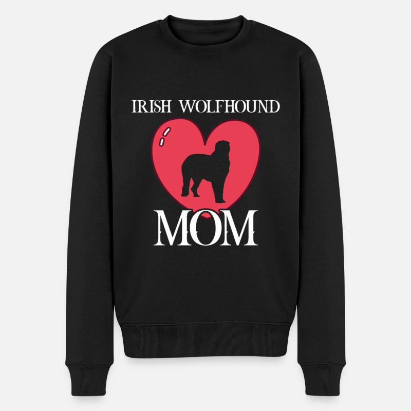 irish wolfhound maman Irish wolfhound - Pull Premium bio Homme - noir