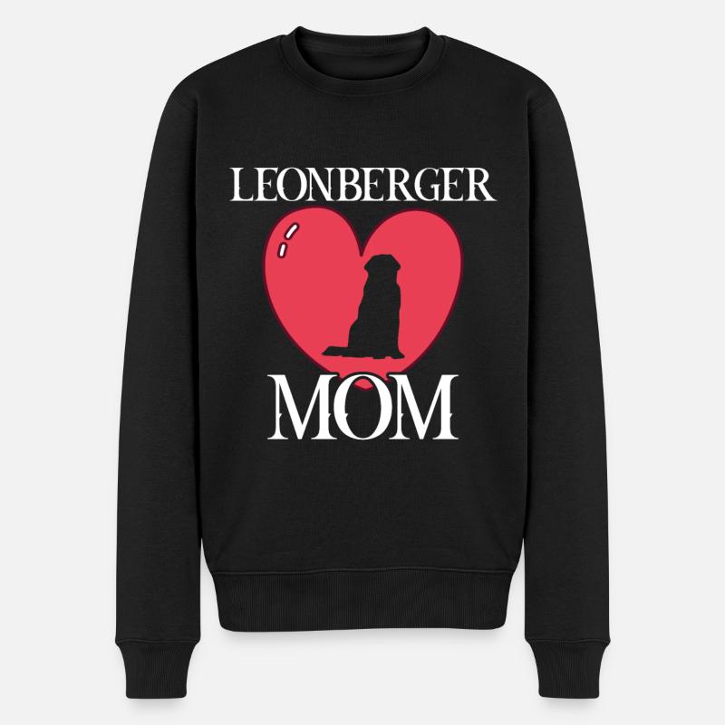 Leonberger maman chien - Pull Premium bio Homme - noir