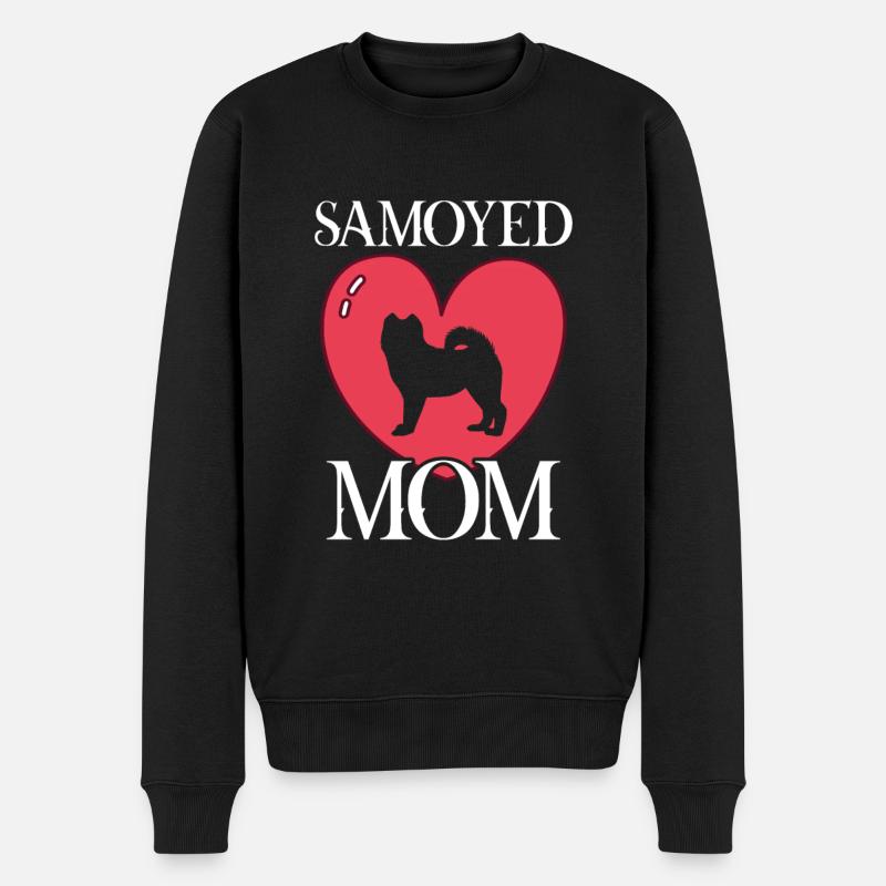 samoyed mom Samojede - Men's Premium Organic Jumper - black