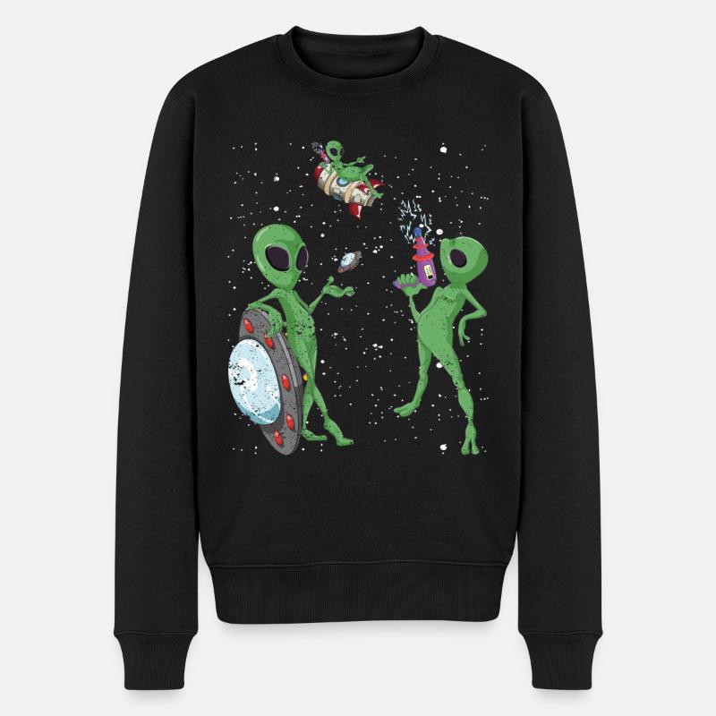 Étranger - Pull Premium bio Homme - noir