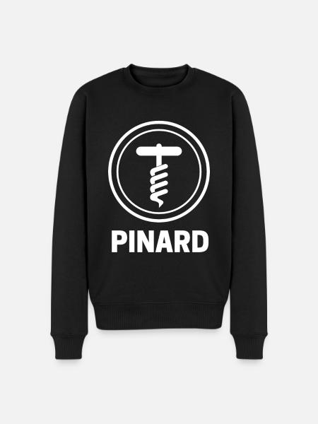 Pinard Tire-Bouchon Cercle Vin - Pull Premium bio Homme - noir