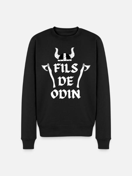 Fils de Odin - Pull Premium bio Homme - noir