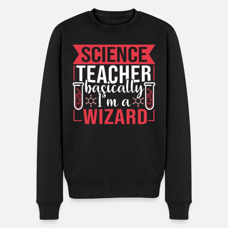 Professeurs de sciences Sciences - Pull Premium bio Homme - noir