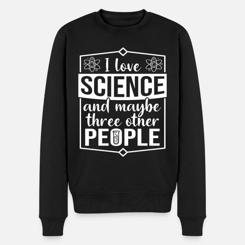 Les scientifiques disent aux chercheurs - Pull Premium bio Homme - noir
