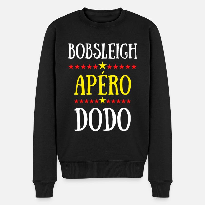 bobsleigh apéro dodo - Pull Premium bio Homme - noir