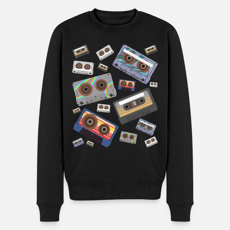 Cassette - Pull Premium bio Homme - noir