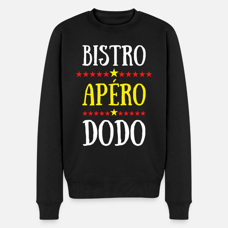 bistro apéro dodo - Pull Premium bio Homme - noir