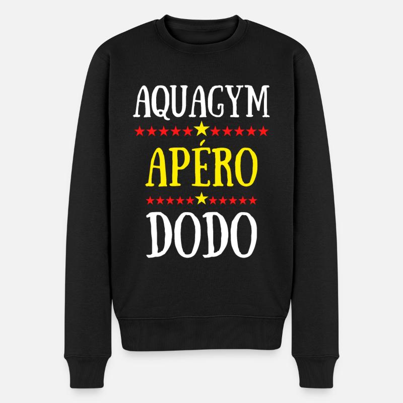 aquagym apéro dodo - Pull Premium bio Homme - noir