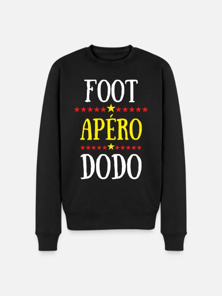 Foot apéro dodo - Pull Premium bio Homme - noir