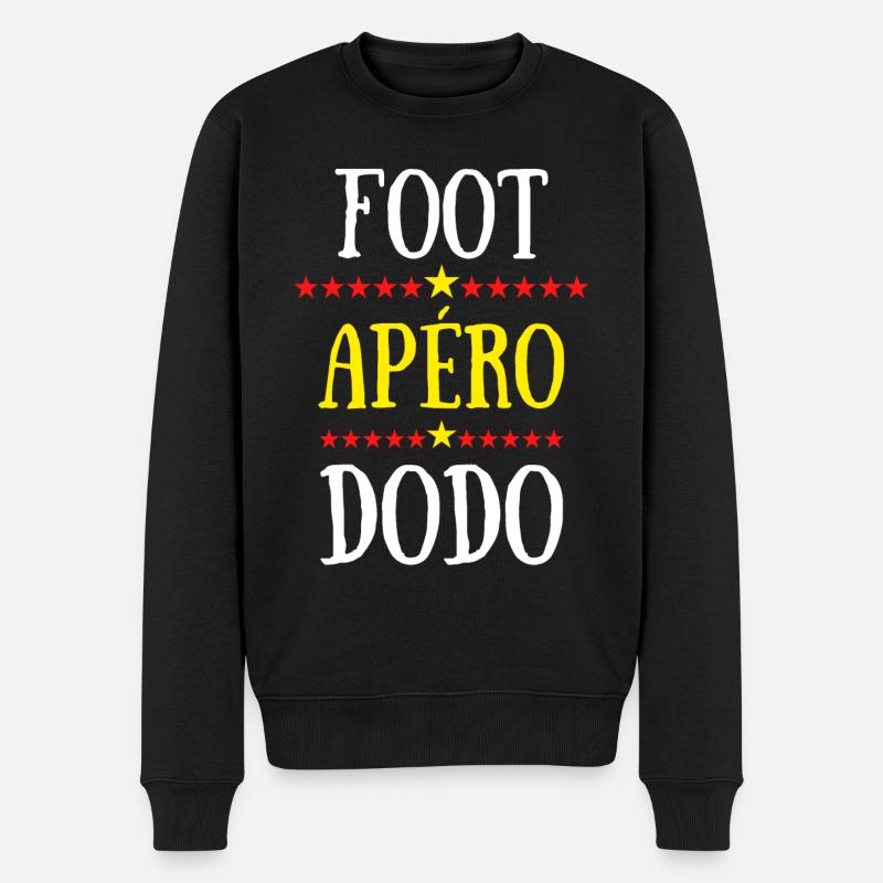 Foot apéro dodo - Pull Premium bio Homme - noir