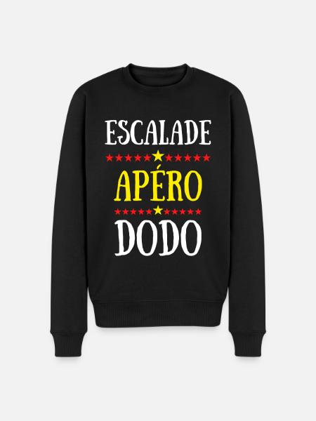 Escalade apéro dodo - Pull Premium bio Homme - noir