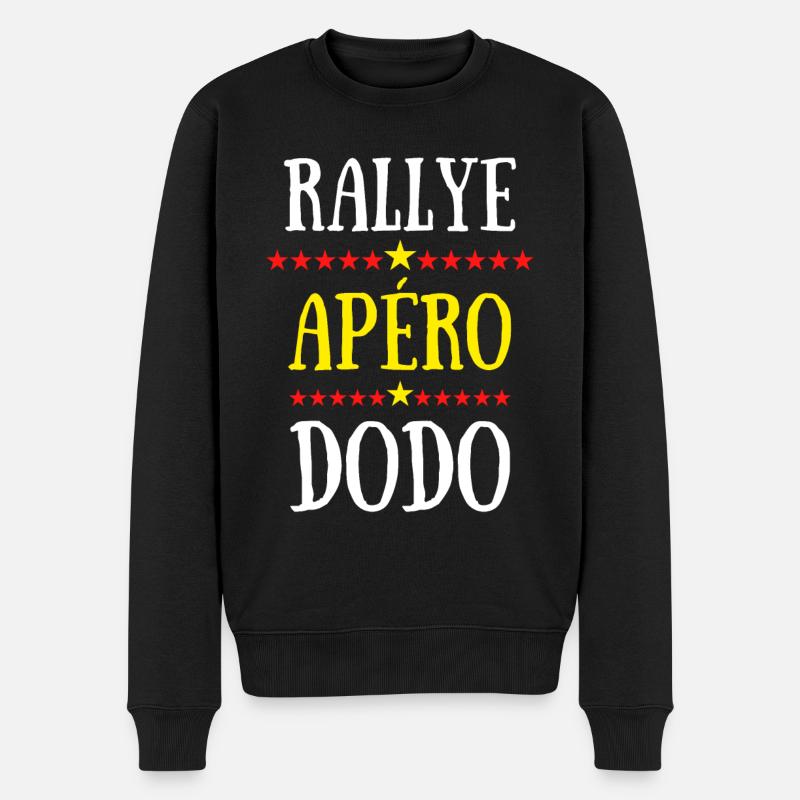 rallye apéro dodo - Pull Premium bio Homme - noir