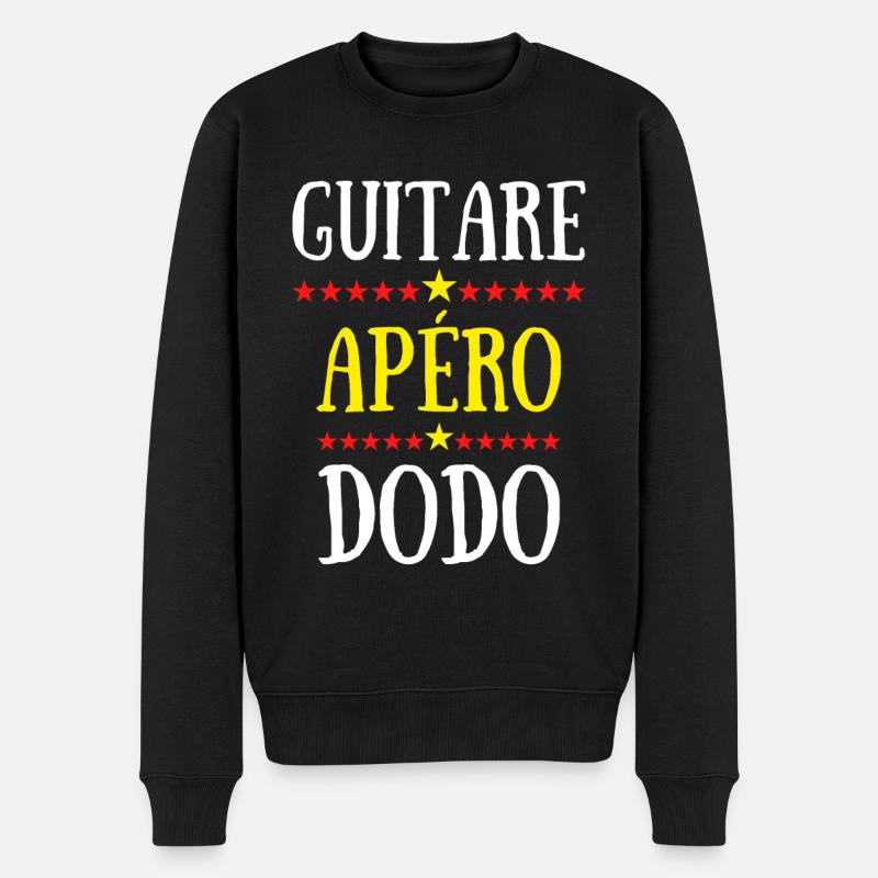 guitare apéro dodo - Pull Premium bio Homme - noir
