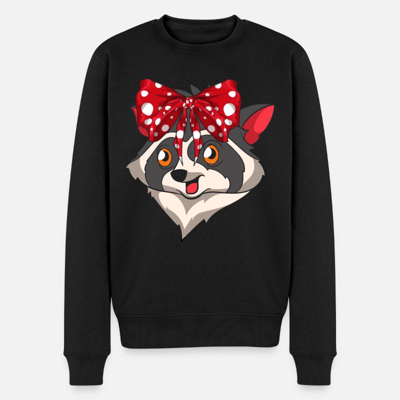 Raton laveur - Pull Premium bio Homme - noir