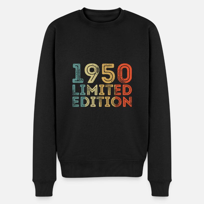 1950 Édition Limitée Anniversaire - Pull Premium bio Homme - noir
