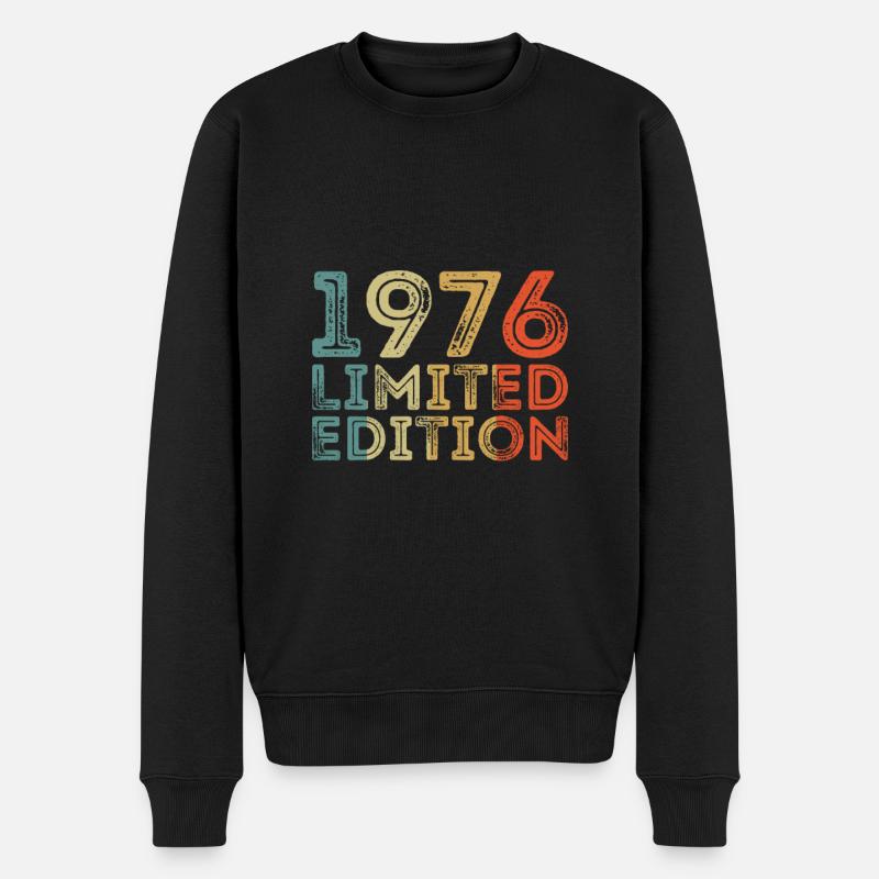 1976 Édition limitée Anniversaire - Pull Premium bio Homme - noir