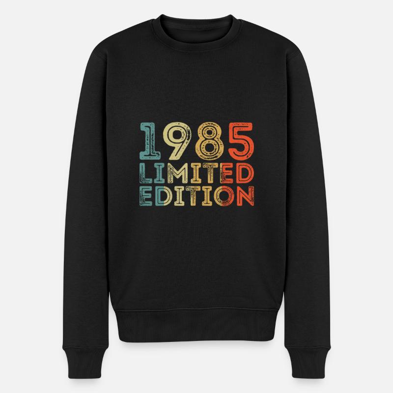 1985 Édition Limitée Anniversaire - Pull Premium bio Homme - noir