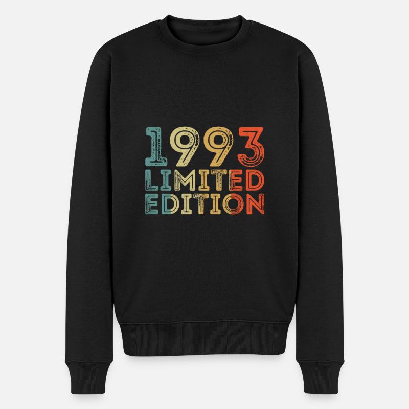 1993 Édition limitée Anniversaire - Pull Premium bio Homme - noir