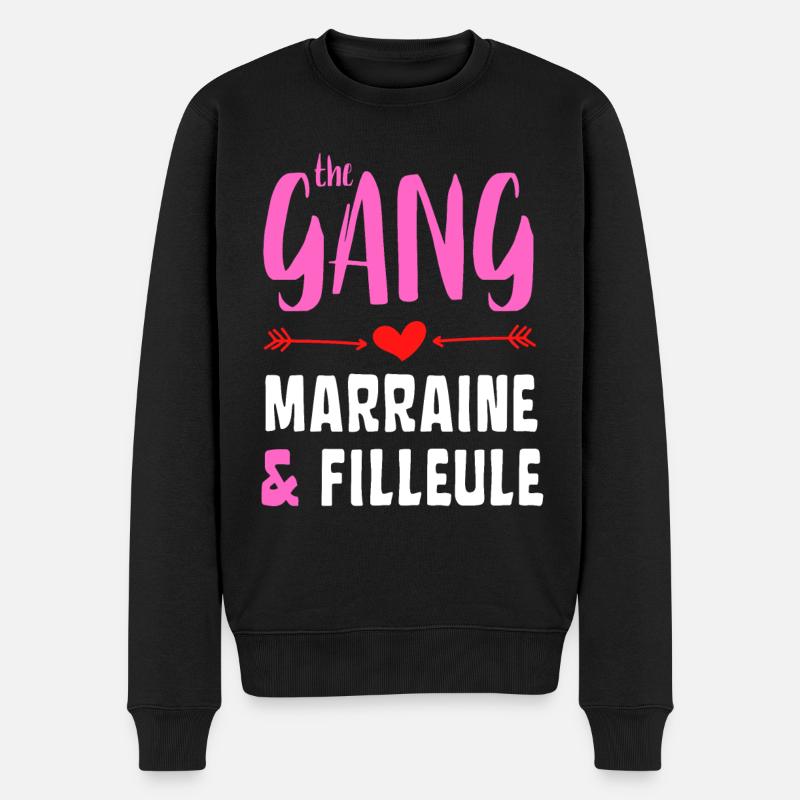 The Gang Marraine et Filleule - Pull Premium bio Homme - noir